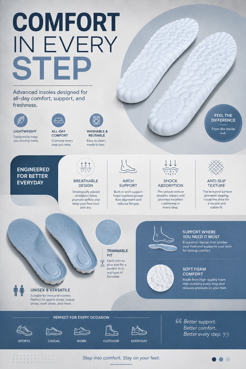 Magic  Safe Insoles BUY 1 TAKE 1( FREE SHIPPING )