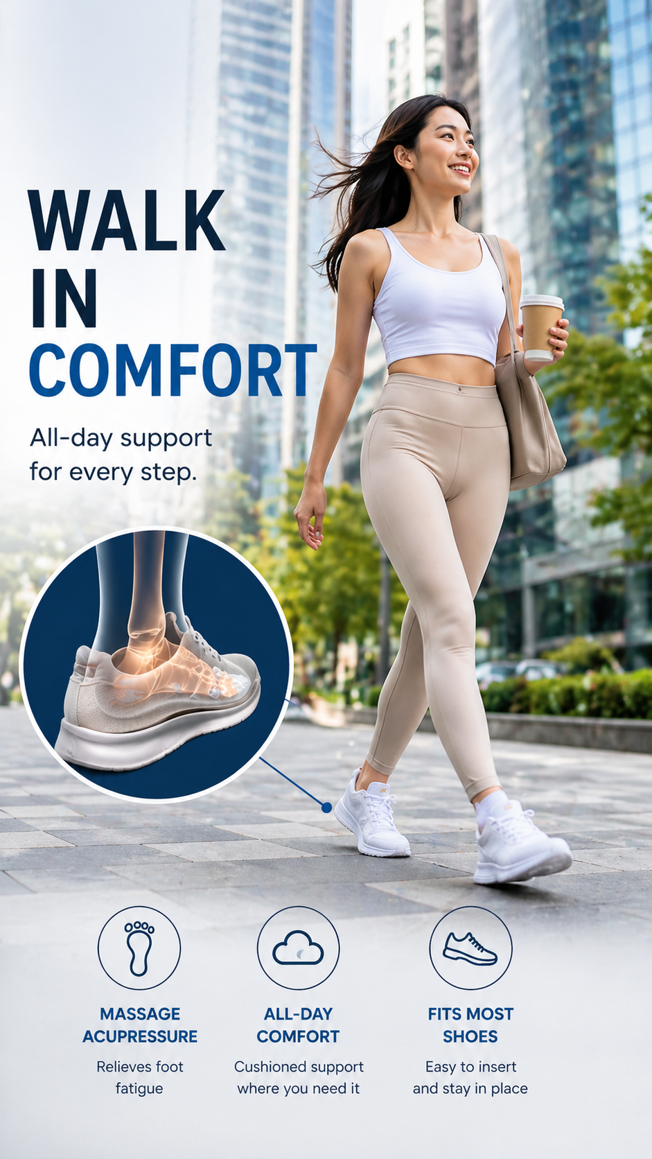 Magic  Safe Insoles BUY 1 TAKE 1( FREE SHIPPING )