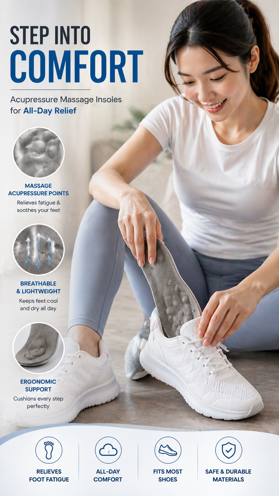 Magic  Safe Insoles BUY 1 TAKE 1( FREE SHIPPING )