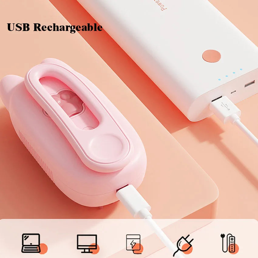 3-in-1 Rechargeable Cat Steam Brush 360 Rotatable Pet Dog Steamy Comb with Massage Spray